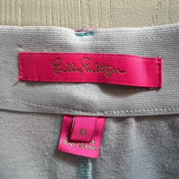 Lilly Pulitzer Trouser Palm Print Pants (Sz 6) - Picture 3 of 5